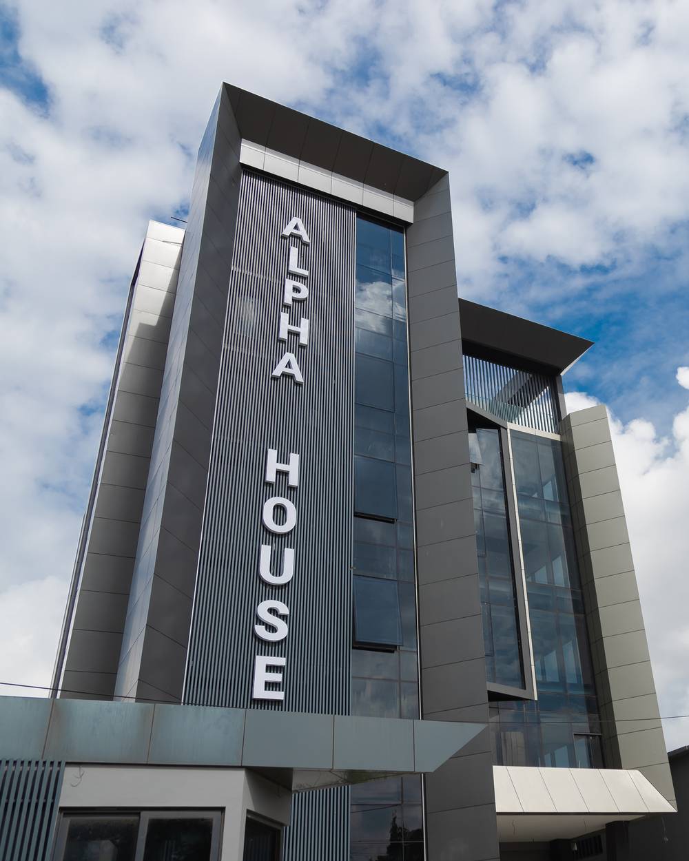 Alpha House, the Alpha Lotto head office at Torgbor Link, Kanda, Accra